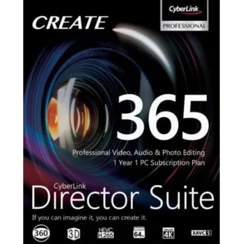 Software CyberLink Director Suite 365, předplatné na 1 rok