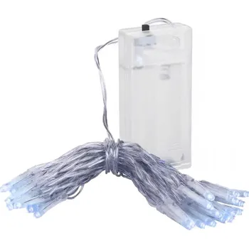 Vánoční dekorace Řetěz na baterie 20 LED rampouch lampičky