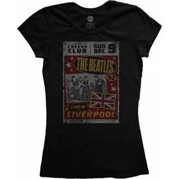 Pánské oblečení Merch The Beatles: Dámské Tričko Live In Liverpool XL