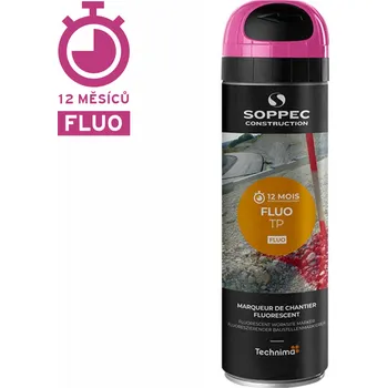 Barva ve spreji Značkovací sprej fluorescenční FLUO TP - růžový Sprej FLUO TP balení 12x500ml