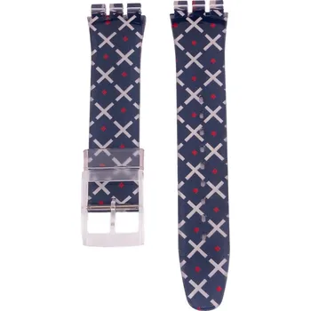 Řemínek na hodinky Plastový řemínek Ricardo 19mm (pro Swatch), barevný C1