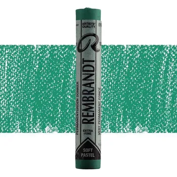Suchý pastel REMBRANDT - tmavě zelená Barva: 619.5 - Permanent Green Deep