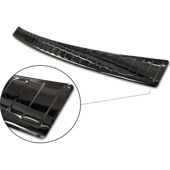 Lišta karosérie Ochranná lišta zadního nárazníku VW T6, 2015-2023, křídlové dveře, Glossy Black (AV251012)