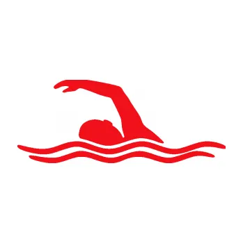 Polep vozidla SAMOLEPKA Plavání 004 levá (10 - červená) NA AUTO, NÁLEPKA, FÓLIE, POLEP, TUNING, VLASTNÍ TEXT, TISK, AUTOSAMOLEPKY.cz, POLEPY, OBRÁZEK, LOGO, SAMOLEPKY