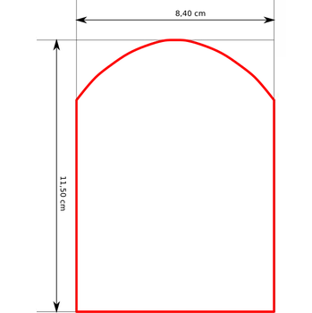 Vykrajovátko Naše Vykrajovátko Okno - na omalovánky Vykrajovátko