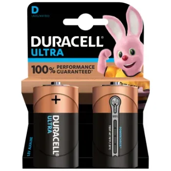 Článková baterie Duracell Ultra článek D, 2ks, 1.5V