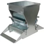 Krmítko nášlapné pro drůbež oboustranné, pozink, 20 cm