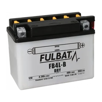 Motobaterie Konvenční motocyklová baterie FULBAT FB4L-B (YB4L-B) Včetně balení kyseliny
