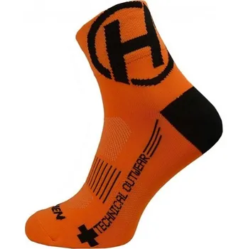 Cyklistika ponožky HAVEN LITE SILVER NEO 2páry oranžové (ponožky HAVEN LITE SILVER NEO 2páry oranžové)