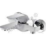 BELAGGIO - Itálie | BOSTON BO4044 bílá/chrom páková nástěnná vanová vodovodní baterie - BÍLÁ/CHROM BO4044