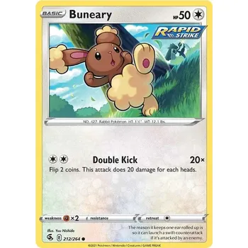 Karetní hra Buneary 212/264 - Fusion Strike Typ karty: Non-Holo