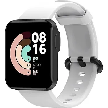 MůjMiBand.cz Silikonový řemínek pro Xiaomi Mi Watch Lite Barva: bílá