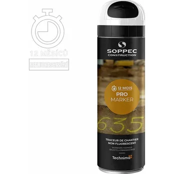 Barva ve spreji Značkovací sprej Nefluorescenční Pro Marker- Bílý sprej Pro Marker 500ml