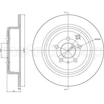 Brzdový kotouč Brzdový kotouč METELLI 23-0337