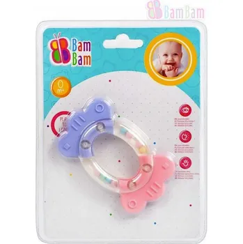 Bam Bam Baby chrastítko BONBON kousátko pro miminko