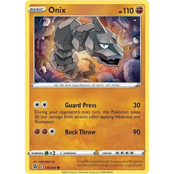 Karetní hra Onix 138/264 - Fusion Strike Typ karty: Non-Holo