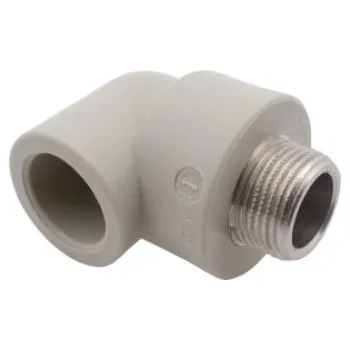 Vodovodní potrubí PPR koleno 90° s kovovým závitem vnějším 20×1/2