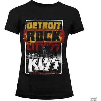 Dámské tričko Tričko metal dámské Kiss - Detroit Rock City - HYBRIS - ER-5-KISS005-H68-6-BK - L