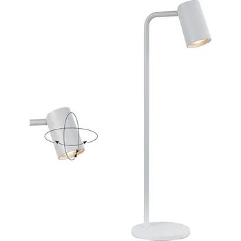 Lampička Mantra 7521 Sal, bílá stolní lampa s otočnou hlavou 1xGU10, výška 53,5cm