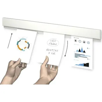 Obraz Nástěnka - lišta na poznámky Info Rail Lišta na poznámky Info RailAlu: Bílá 50 cm