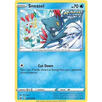Sběratelská karetní hra Sneasel 030/198 - Chilling Reign Typ karty: Non-Holo