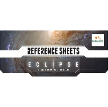 Příslušenství k deskovým hrám Lautapelit.fi Eclipse: Second Dawn - Reference sheets