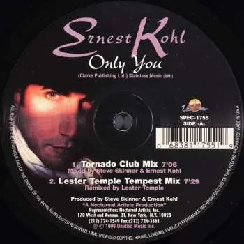 Zahraniční hudba LP Ernest Kohl: Only You 2006