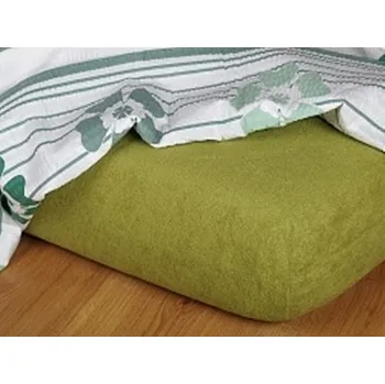 Prostěradlo Dadka Froté prostěradlo Olivová C Velikost: 160-180x200