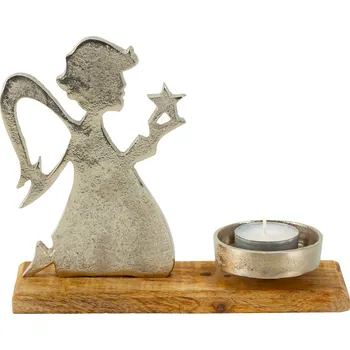 Svícen Svícen "ANDĚL S HVĚZDOU" 17cm