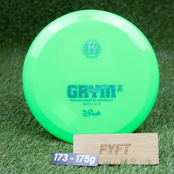 Disc golf Kastaplast Grym X - K1 Soft (Kastaplast) Barva: Zelená 173-175g
