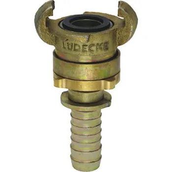 Hadicová spojka Lüdecke Bajonetová spojka s trnem na hadici s pojistným kroužkem 15 mm SSG