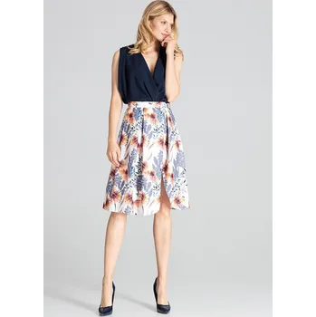 Dámská sukně Skládaná sukně M675 Pattern 107 Velikost: XL