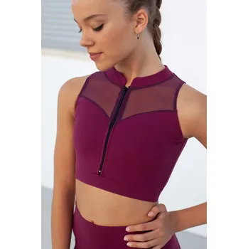 Intermezzo,Taneční top Supplex® 6552, vínová XS