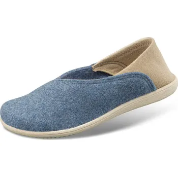 Dámská zdravotní obuv Dámská domácí nazouvací obuv, vlněná plsť, modrá: 42