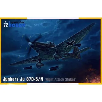 Plastikový model 1/72 Ju 87D-5/N 'Night Attack Stukas' (4x camo)