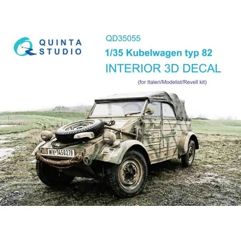 Plastikový model 1/35 Kubelwagen typ 82 3D-Printed & col.Interior