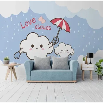 Tapeta Solution Media 3D tapety - Cloud MU4196 1 - Voděodolné plátno - Textilní tapeta omyvatelná - 250g/m2