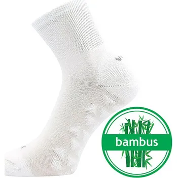 Dámské ponožky VOXX Ponožky sportovní bambusové BENGAM s masážním chodidlem BÍLÉ 35-38 119071