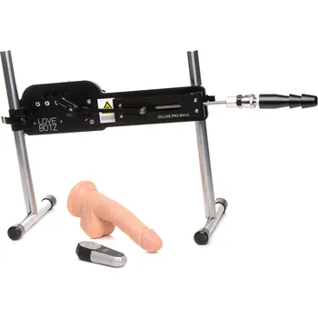 Erotický nábytek Lovebotz Deluxe Pro-Bang Sex Machine with Remote Control