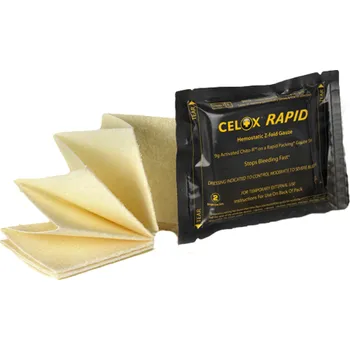 SAM Medical CELOX RAPID - hemostatická gáza skládaná 7,6 cm x 1,5 m