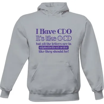 Pánská mikina Pánská mikina s kapucí s potiskem I have CDO pánské