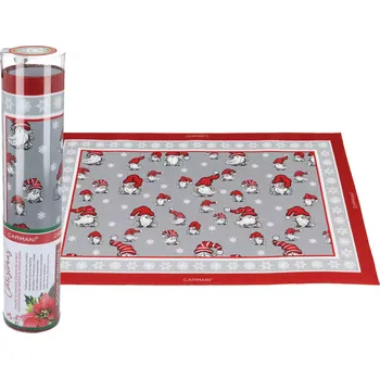 Vánoční dekorace Carmani® Carmani - Vánoční prostírání vánoční Skřítci - 29,5*40 cm
