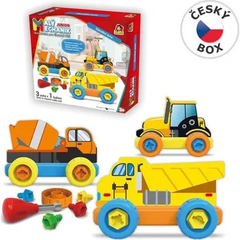 ostatní stavebnice Malý mechanik Junior, stavební auta