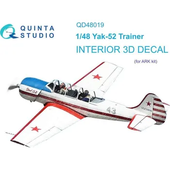 Plastikový model 1/48 Yak-52 3D-Printed & col.Interior (ARK)