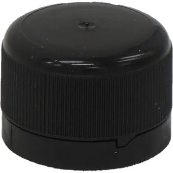 Víčko na zavařovací sklenici Plastový uzávěr ČERNÝ PP 28 mm s garančním kroužkem Počet kusů v balení: 1