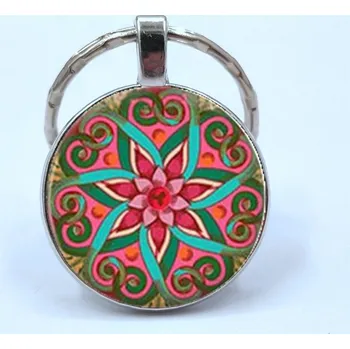 Duchovní literatura Přívěšek na klíče - Mandala červená