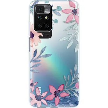 Pouzdro na mobilní telefon Odolné silikonové pouzdro iSaprio - Leaves and Flowers - Xiaomi Redmi 10