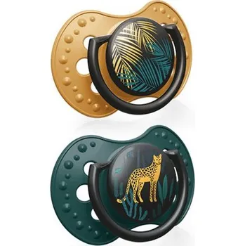 dudlíky LOVI Silikonový dynamický dudlík JUNGLE VIBES 3-6m 2ks kluk