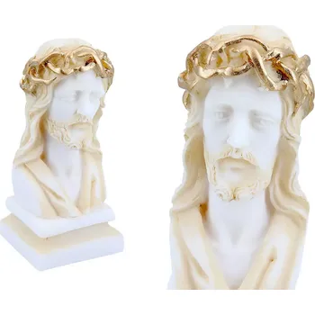 Figurka Carmani Alabastrová figurka Ježíš s korunou - 14 cm