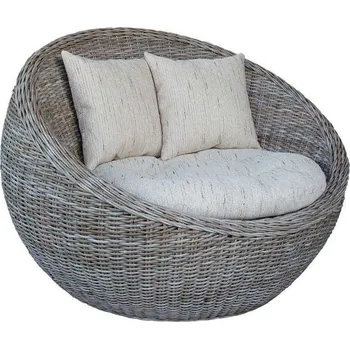 Křeslo LAURA křeslo šedivý ratan | RYCHLÉ DODÁNÍ